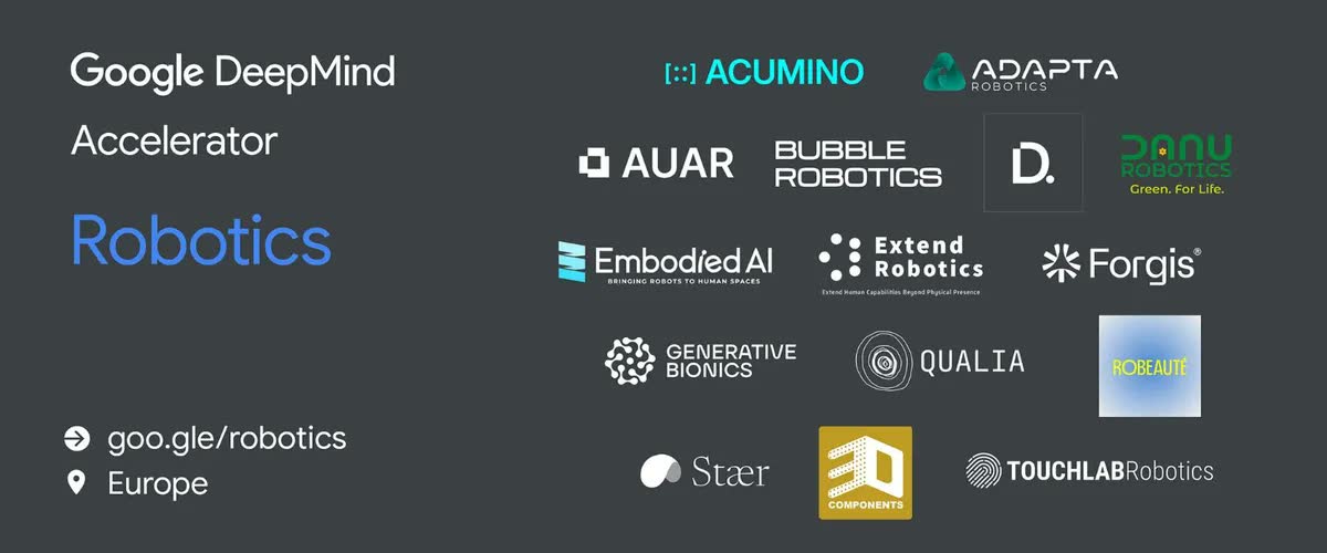 Google DeepMind Accelerator: Robotics
